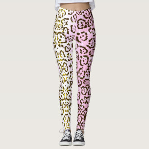Bleek roze Pop Kunststof kunstklep Leggings