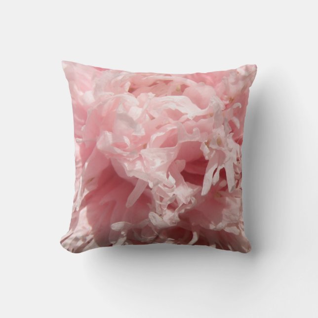 Bleek Roze Poppy Pillow Kussen (Voorkant)