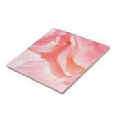 Bleek roze Rose Petals Tegeltje (Zijkant)