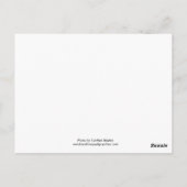 Bleek Roze Roze Briefkaart (Achterkant)
