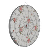 Bleek Roze Roze Dartbord (Voorkant Links)