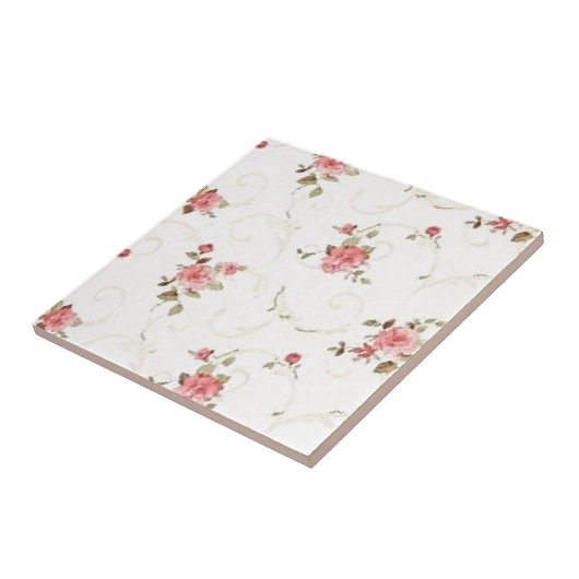  Bleek Roze Roze Tegeltje (Zijkant)