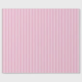 Bleek roze snoepjes strepen cadeaupapier (Vlak)