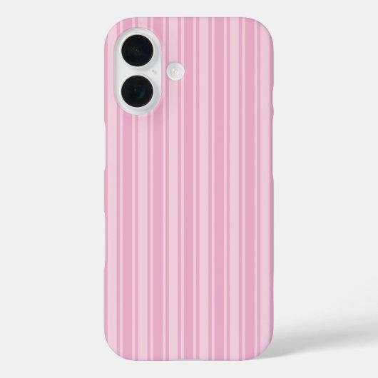 Bleek roze snoepjes strepen Case-Mate iPhone case (Achterkant)