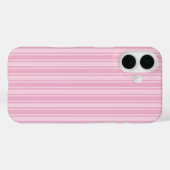 Bleek roze snoepjes strepen Case-Mate iPhone case (Achterkant (horizontaal))