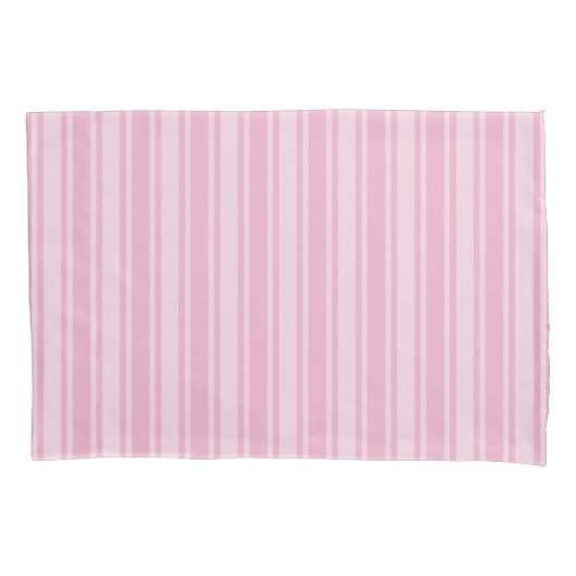 Bleek roze snoepjes strepen kussensloop (Voorkant)