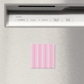 Bleek roze snoepjes strepen magneet (Insitu (Vaatwasser))