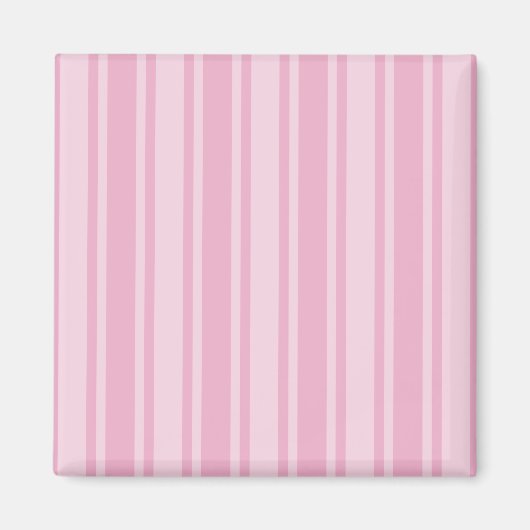 Bleek roze snoepjes strepen magneet (Voorkant)