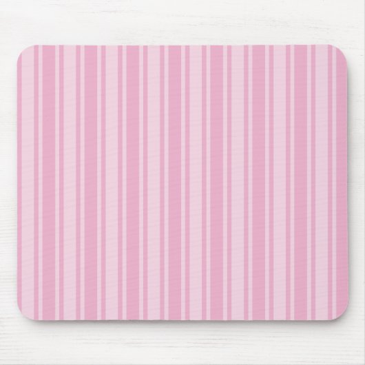Bleek roze snoepjes strepen muismat (Voorkant)