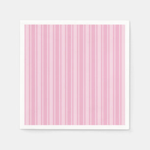Bleek roze snoepjes strepen servet