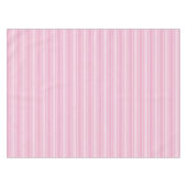 Bleek roze snoepjes strepen tafelkleed (Voorkant (Horizontaal))