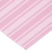 Bleek roze snoepjes strepen tafelkleed (Gekanteld)