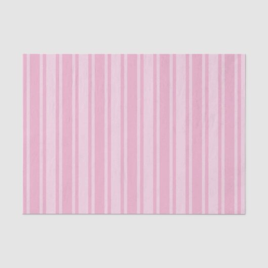 Bleek roze snoepjes strepen tissuepapier (Voorkant)