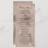 Bleek roze tinted Daisy Wedding Programme Programmakaart (Voorkant / Achterkant)
