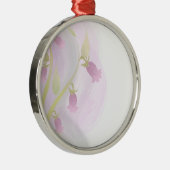 Bleek Roze Waterverf Uitslag Rond Ornament (Rechts)