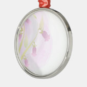 Bleek Roze Waterverf Uitslag Rond Ornament (Links)