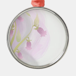 Bleek Roze Waterverf Uitslag Rond Ornament