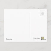 Bleek Roze Waterverf Was Briefkaart (Achterkant)