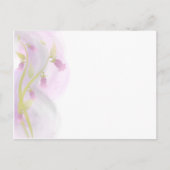 Bleek Roze Waterverf Was Briefkaart (Voorkant)