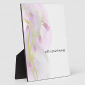 Bleek Roze Waterverf Was Fotoplaat (Zijkant)