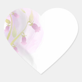 Bleek Roze Waterverf Was Hart Sticker