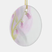 Bleek Roze Waterverf Was keramisch Ornament (Rechts)
