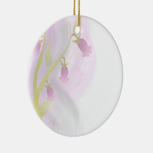 Bleek Roze Waterverf Was keramisch Ornament (Rechts)