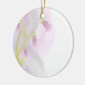 Bleek Roze Waterverf Was keramisch Ornament (Links)