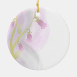 Bleek Roze Waterverf Was keramisch Ornament