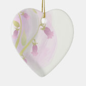 Bleek Roze Waterverf Was Keramisch Ornament (Rechts)