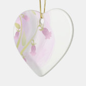 Bleek Roze Waterverf Was Keramisch Ornament (Links)