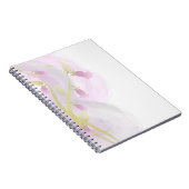 Bleek Roze Waterverf Was Notitieboek (Rechterzijde)