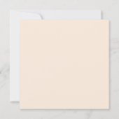 Bleek Roze Witte Crème Waterverf Krans | Kaart (Achterkant)