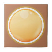 Bleek Sinaasappel Tegeltje (Voorkant)