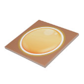 Bleek Sinaasappel Tegeltje (Zijkant)