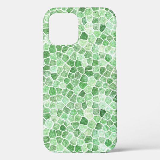 Bleek Smaragd en Pistache Keien Plaatwerk Case-Mate iPhone Case (Achterkant)