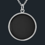 bleek sterling zilver ketting<br><div class="desc">Enkel zwarte hexuitdraaicode 000000 trendkleur gothic middernacht sylish</div>