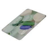 Bleek strand glas magneet (Linkerzijde)