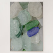 Bleek strandglas legpuzzel (Verticaal)