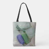 Bleek strandglas tote bag (Achterkant)