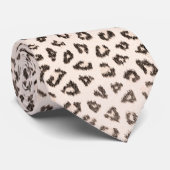 Bleek Stropdas van de luipaard (Opgerold)