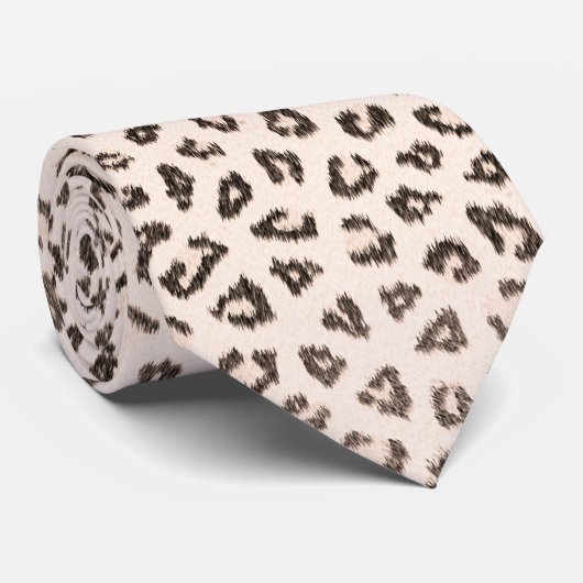 Bleek Stropdas van de luipaard (Opgerold)