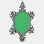 bleek tin sneeuwvlok ornament (Links)