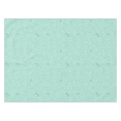 Bleek turquoise cirkels tafelkleed (Voorkant (Horizontaal))