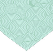 Bleek turquoise cirkels tafelkleed (Gekanteld)