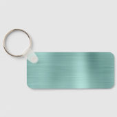 Bleek Turquoise Folie Postkantoor Sleutelhanger (Achterkant)