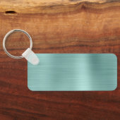 Bleek Turquoise Folie Postkantoor Sleutelhanger (Achterkant)