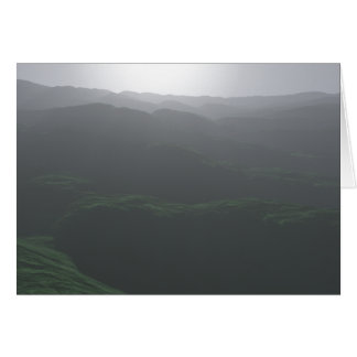 Bleek Uitzicht van de heuvels