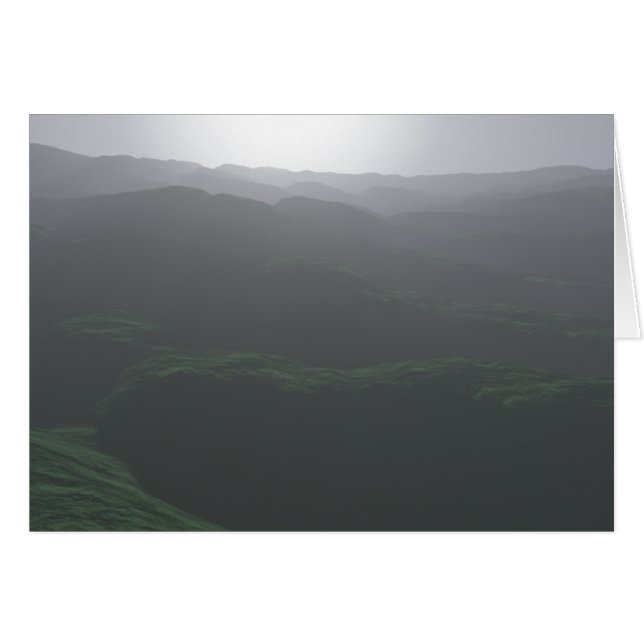 Bleek Uitzicht van de heuvels (Voorkant Horizontaal)