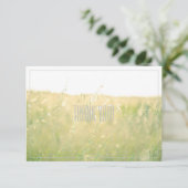 Bleek veld Pastel Colors Hartelijk dank voor platt (Staand voorkant)